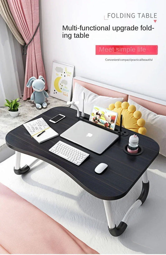 Laptop Table Modern Computer Desk Folding Multi-Purpose Laptop Table| Study Table| Bed Table| Writing Desk Aroesha store