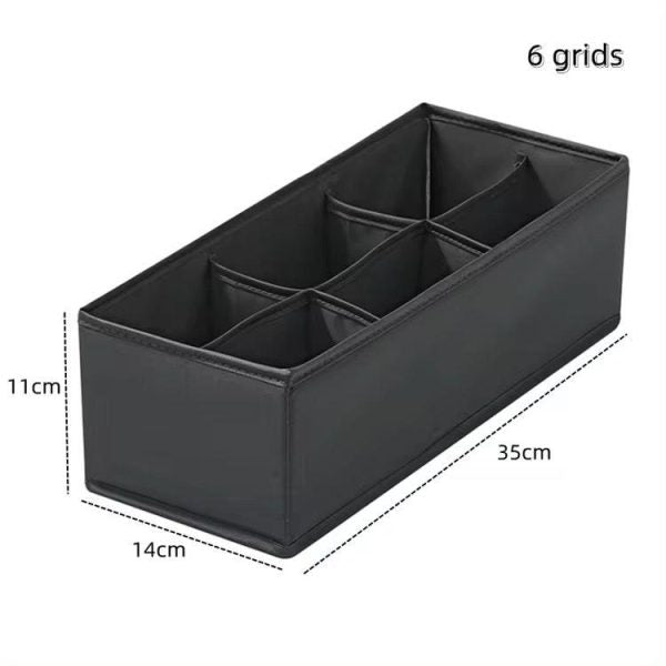 Drawer Organisers, Foldable Wardrobe Storage Organiser Fabric Drawer With Dividers Closet Box For Clothes, Underwear, Sock, Ties, T-shirt, Belts, Makeup Aroesha store