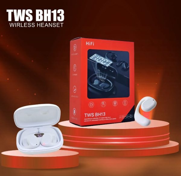 Tws Bh13 Music Wireless Bluetooth Ear Buds | Ear Cuff Style Wireless Bluetooth Earphones, Earbuds, Headset For Men And Women (random Color) Aroesha store